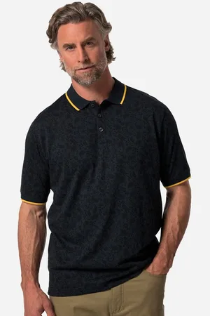 Boston Park Poloshirt Poloshirt Halbarm Paisley bis 84/86 - Verkäufer: Popken Fashion Group