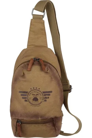 Greenburry Rucksack Canvas Aviator Bodybag Crossover Bag Rucksack Backpack 5910 - Verkäufer: Bilvary