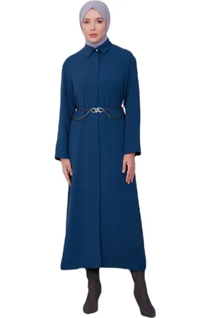 Armine Langmantel Armine Logo Belted Topcoat – Moderne und elegante Hijab-Mode - Verkäufer: MegaMerchant