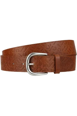 ESPRIT Ledergürtel brauner Leder Gürtel mit Dornschließe Logo Belt 030EA1S321-220 - Verkäufer: Bilvary