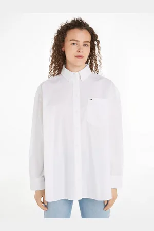 Tommy Hilfiger Shirtbluse TJW OVS ESSENTIAL SHIRT EXT modische Oversize Form