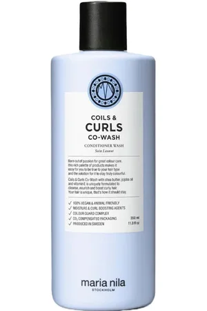 Maria Nila Haarshampoo Coils & Curls Co-Wash 350 ml, 1-tlg., Jojobaöl, Shea Butter, Feuchtigkeitsspendend, Definierend - Verkäufer: HairGecko