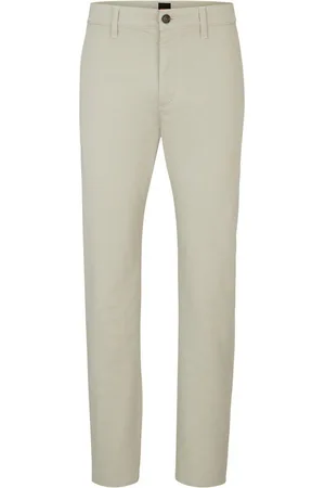 HUGO BOSS Chinohose Chino_tapered mit BOSS Logo hinten
