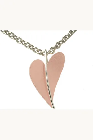 ERNSTES Herzanhänger Anhänger Herz Mini Edelstahl gekratzt 14 x 21 mm - Verkäufer: Schmuck-Uhren-Trends
