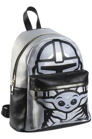 Cerdá Daypack Lässiger Rucksack The Mandalorian Silberfarben (22 x 27 x 12,5 cm) - Verkäufer: Parfümerie Wilhelm Haas