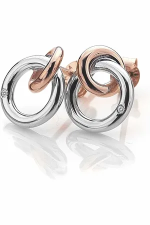 Diamond Paar Ohrstecker Stud earrings Eternity Interlocking DE309 - Verkäufer: Parfümerie Wilhelm Haas