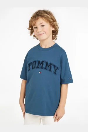 Tommy Hilfiger Kurzarmshirt VARSITY EMBROIDERY TEE SS Kinder bis 16 Jahre mit Logostickerei