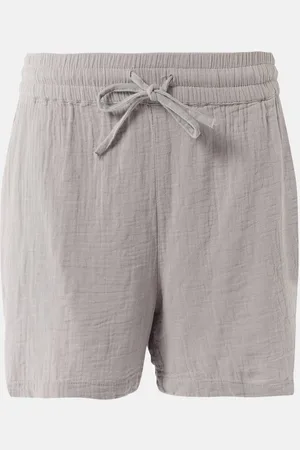 QS by s.Oliver Shorts High Rise-Shorts aus Musselin mit Elastikbund - Verkäufer: s.Oliver