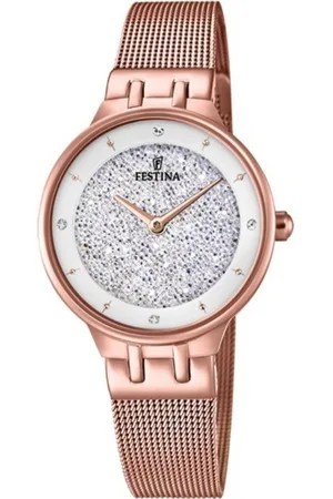 Festina Luxusuhr Damen Analog Quarz Uhr mit Edelstahl Armband F20387/1 - Verkäufer: Parfümerie Wilhelm Haas