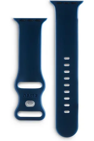 hama Smartwatch-Armband Armband für Apple Watch 10, Apple Watch 9, Apple Watch 8, SE/7/6/5/4, 40 mm, 42 mm, Silikon, Druckknopf, Apple Watch 10, 7, 6, 5, 4, 3, 2, 1