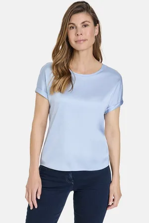 Gerry Weber Kurzarmshirt Kurzarmshirt mit Material-Patch - Verkäufer: E- Digital GmbH