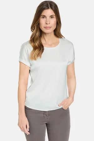 Gerry Weber Kurzarmshirt Kurzarmshirt mit Material-Patch - Verkäufer: E- Digital GmbH