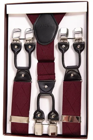 Banned Retro Hosenträger Rockabilly Braces Bordeaux Vintage Y-Form Retro - Verkäufer: Schompi Trading e.K.