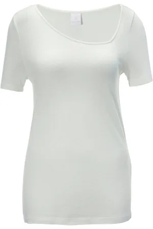 Madeleine Kurzarmshirt Kurzarm-Shirt mit asymmetrischem Ausschnitt - Verkäufer: Premio Fashion GmbH