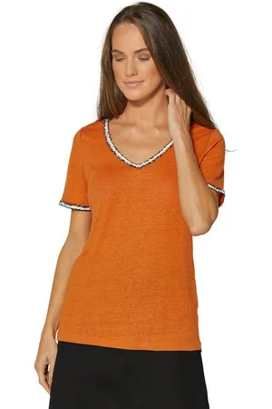 Madeleine Kurzarmshirt Kurzarm-Shirt aus Leinen - Verkäufer: Premio Fashion GmbH
