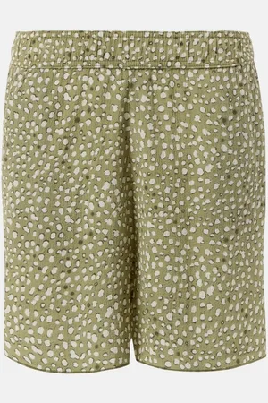 QS by s.Oliver Shorts Kurze Hose mit High Rise-Bund All-over-Print Gummizug - Verkäufer: s.Oliver