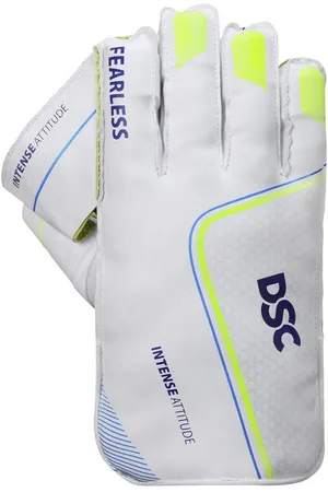 DSC Multisporthanhuhe Intense Wicket keeping Gloves (Inhalt des Pakets: 1 Hanhuhe) Baumwollfutter in den Stulpen, Netz zwischen Daumen und erstem Finger - Verkäufer: Infinity Prime DE
