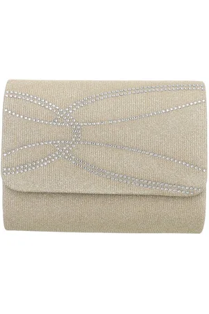 Ital-Design Schultertasche Sehr kleine, Damentasche clutch schultertasche mit strass in Gold - Verkäufer: