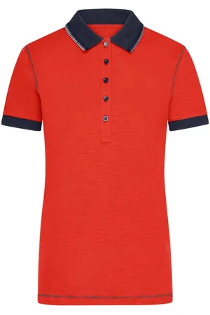 James & Nicholson Poloshirt Doppelpack Damenpoloshirt in trendiger Slub Qualität Urban Polo JN979 (Spar-Set, 2er-Pack) Hochwertiger Single Jersey aus Flammgarn - Verkäufer: Silberpfeil