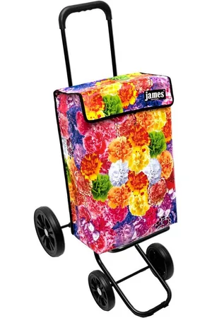 JAMES Einkaufstrolley HAWAII - stabiler Einkaufswagen mit individuellem Design, Handmade in Austria - Einkaufsbegleiter mit viel Stauraum - trägt 40kg - Verkäufer: Warenhaus 23