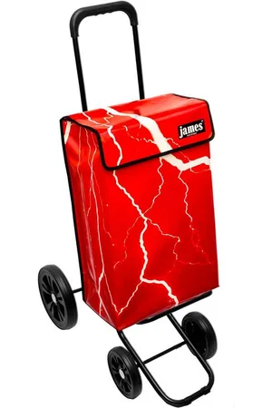 JAMES Einkaufstrolley FLASH - stabiler Einkaufswagen mit individuellem Design, Handmade in Austria - Einkaufsbegleiter mit viel Stauraum - trägt 40kg - Verkäufer: Warenhaus 23