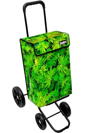 JAMES Einkaufstrolley BUSHDOCTOR - stabiler Einkaufswagen mit individuellem Design, Handmade in Austria - Einkaufsbegleiter mit viel Stauraum - trägt 40kg - Verkäufer: Warenhaus 23