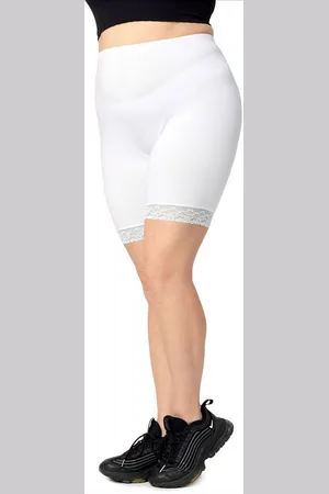 Merry Style Leggings Große Größen Damen kurze Tights mit Spitze aus Viskose MS10-453 (1-tlg) - Verkäufer: HISERT