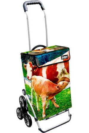 JAMES Einkaufstrolley MUKULI - stabiler Einkaufswagen mit individuellem Design, Handmade in Austria - Einkaufsbegleiter mit viel Stauraum - trägt 40kg - Verkäufer: Warenhaus 23