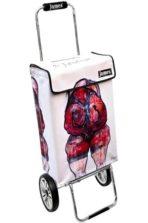 JAMES Einkaufstrolley MATTERSBERGER - stabiler Einkaufswagen mit individuellem Design, Handmade in Austria - Einkaufsbegleiter mit viel Stauraum - trägt 40kg - Verkäufer: Warenhaus 23