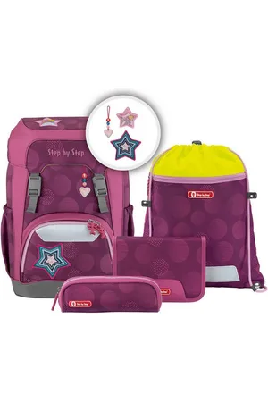STEP BY STEP Schulrucksack Giant (5tlg., inkl. Etui, Schlampermäppchen, Sportbeutel und Magic Mags) - Verkäufer: Ranzenfee & Koffertroll GmbH