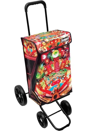 JAMES Einkaufstrolley FLIPPY-GIRL - stabiler Einkaufswagen mit individuellem Design, Handmade in Austria - Einkaufsbegleiter mit viel Stauraum - trägt 40kg - Verkäufer: Warenhaus 23