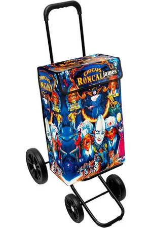 JAMES Einkaufstrolley RONCALLI-CASARO - stabiler Einkaufswagen mit individuellem Design, Handmade in Austria - Einkaufsbegleiter mit viel Stauraum - trägt 40kg - Verkäufer: Warenhaus 23