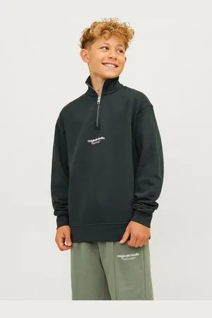 JACK & JONES Sweatshirt JORVESTERBRO SWEAT QUARTER ZIP JNR - Verkäufer: Dorins Kindermode