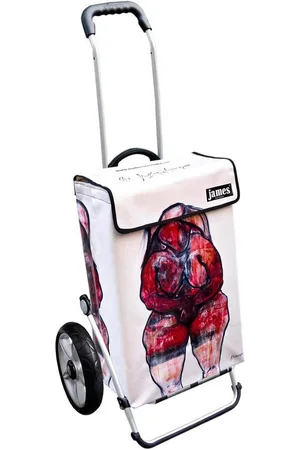 JAMES Einkaufstrolley MATTERSBERGER - stabiler Einkaufswagen mit individuellem Design, Handmade in Austria - Einkaufsbegleiter mit viel Stauraum - trägt 40kg - Verkäufer: Warenhaus 23