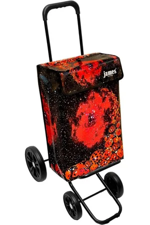 JAMES Einkaufstrolley LADYBIRD - stabiler Einkaufswagen mit individuellem Design, Handmade in Austria - Einkaufsbegleiter mit viel Stauraum - trägt 40kg - Verkäufer: Warenhaus 23