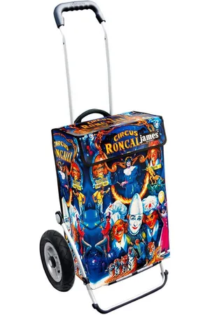 JAMES Einkaufstrolley RONCALLI-CASARO - stabiler Einkaufswagen mit individuellem Design, Handmade in Austria - Einkaufsbegleiter mit viel Stauraum - trägt 40kg - Verkäufer: Warenhaus 23