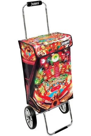 JAMES Einkaufstrolley FLIPPY-GIRL - stabiler Einkaufswagen mit individuellem Design, Handmade in Austria - Einkaufsbegleiter mit viel Stauraum - trägt 40kg - Verkäufer: Warenhaus 23