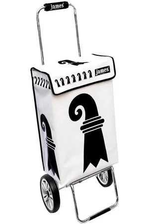 JAMES Einkaufstrolley BASELSTADT - stabiler Einkaufswagen mit individuellem Design, Handmade in Austria - Einkaufsbegleiter mit viel Stauraum - trägt 40kg - Verkäufer: Warenhaus 23