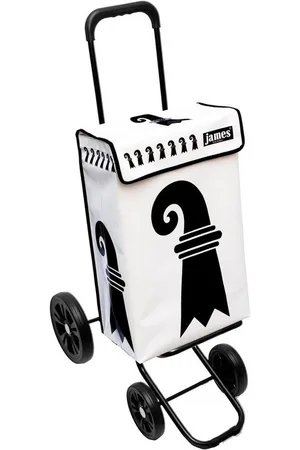 JAMES Einkaufstrolley BASELSTADT - stabiler Einkaufswagen mit individuellem Design, Handmade in Austria - Einkaufsbegleiter mit viel Stauraum - trägt 40kg - Verkäufer: Warenhaus 23