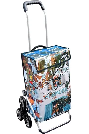 JAMES Einkaufstrolley HARMONIE - stabiler Einkaufswagen mit individuellem Design, Handmade in Austria - Einkaufsbegleiter mit viel Stauraum - trägt 40kg - Verkäufer: Warenhaus 23