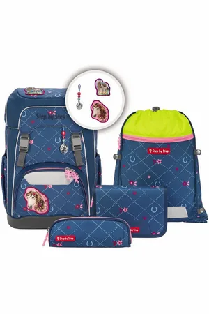 STEP BY STEP Schulrucksack Giant (5tlg., inkl. Etui, Schlampermäppchen, Sportbeutel und Magic Mags) - Verkäufer: Ranzenfee & Koffertroll GmbH