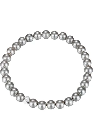 Firetti Perlenarmband Schmuck Geschenk Edelstahl Armschmuck Armkette Rondell, mit Muschelperle
