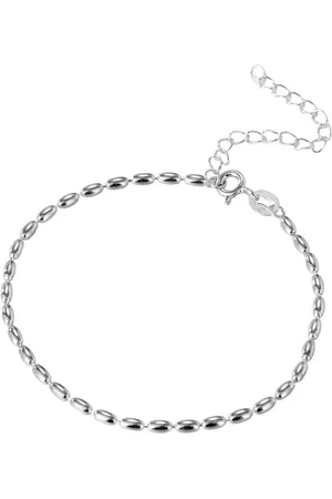 Firetti Silberkette Schmuck Geschenk Silber 925 Armband Kette Fußkette Olivenkette oval, in verschiedenen Längen erhältlich