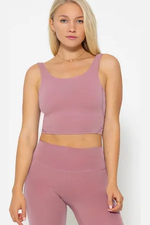 SASSYCLASSY Sport-BH Basic Sport-BH mit breiten Trägern Top aus atmungsaktiven und schweißableitendem Material - Verkäufer: