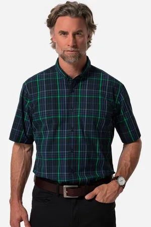 Boston Park Kurzarmhemd Karohemd Halbarm Comfort Fit bis 8 XL - Verkäufer: Popken Fashion Group