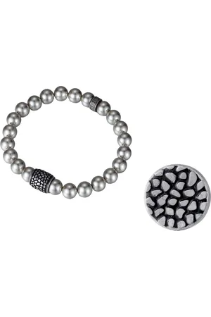 Kingka Schmuckset Mulitpack Schmuck Geschenk Edelstahl Armband Ohrstecker, SET-08 (Set, 2-tlg), mit Muschelperlen