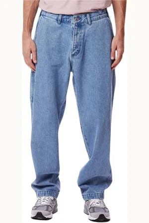 Obey Relax-fit-Jeans Hose Hardwork Carpenter Denim, G 32, F light indigo - Verkäufer: Big Leshopski