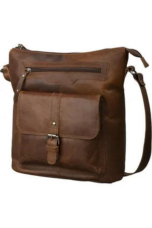 Mf Next Com Umhängetasche Buffalo Courier – Vintage Büffel Leder Umhängetasche - Verkäufer: Megafuchs Versandhandel