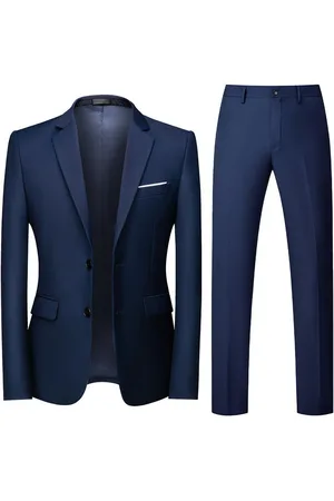 Allthemen Anzug (2 tlg, Sakko & Hose) Herren Anzug Slim Fit Einreihig Businessanzug mit 2 Knöpfen - Verkäufer: