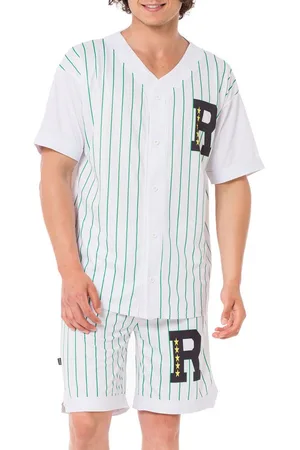 Redbridge Jogginganzug Red Bridge Herren Set Baseball Trikot und Shorts (2-tlg), gestreift - Verkäufer: ChillDeal